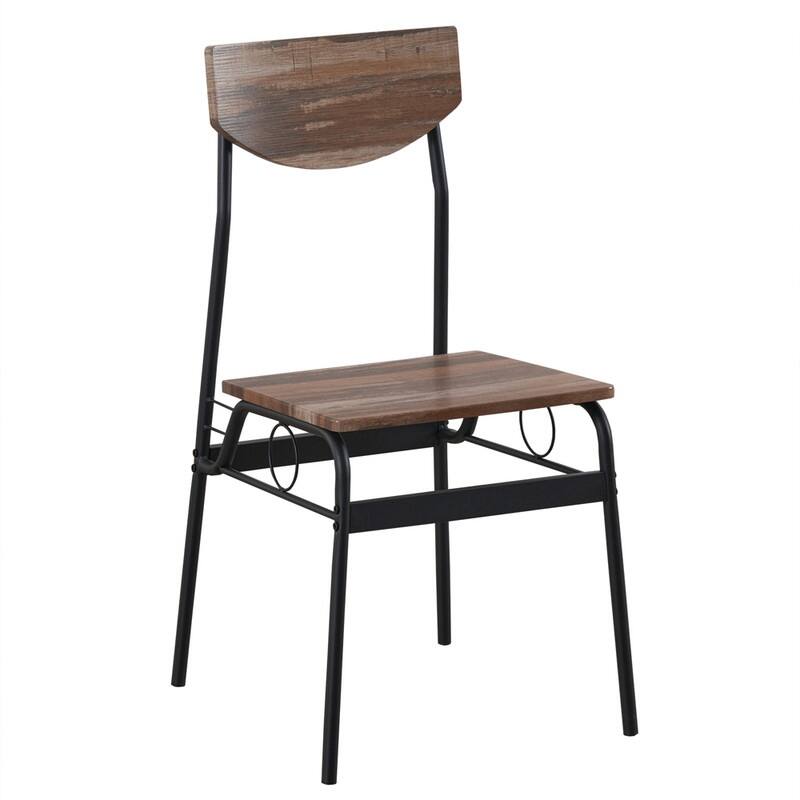 Steel Frame 6-Piece Modern Dining Set for Kitchen