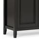 preview thumbnail 11 of 37, WYNDENHALL Halifax SOLID WOOD 66" Wide Transitional Wide 4Door Storage Cabinet - 18"d x 66" w x 34"h
