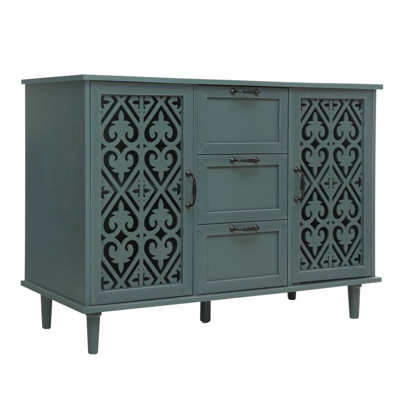 2 Door 3 Drawer Cabinet, American Furniture