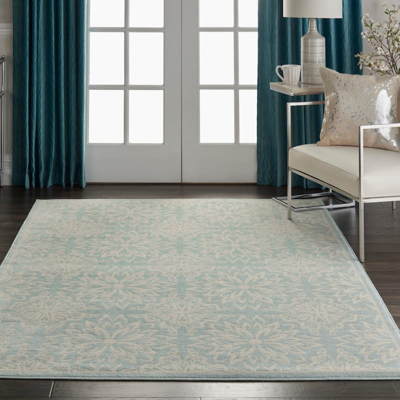 Nourison Jubilant Floral Medallion Area Rug