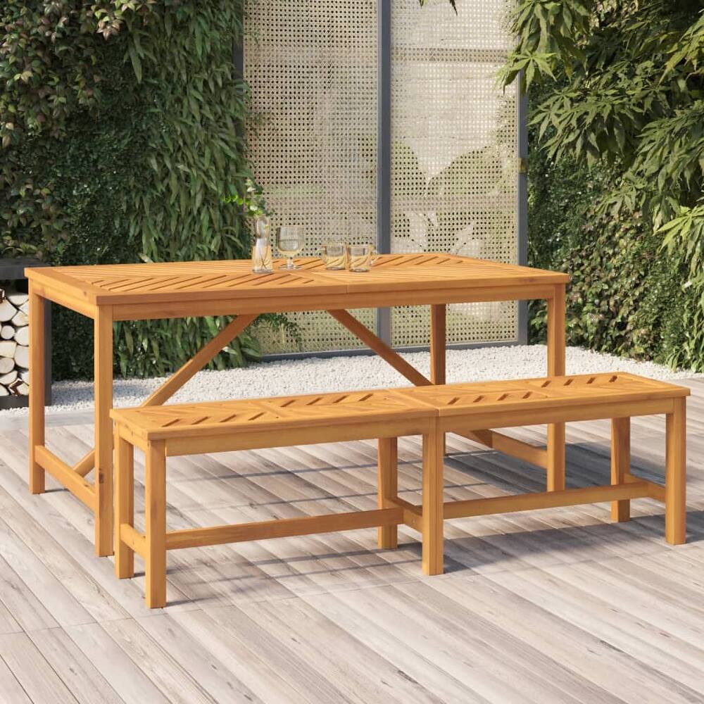 vidaXL Patio Bench Solid Wood Acacia