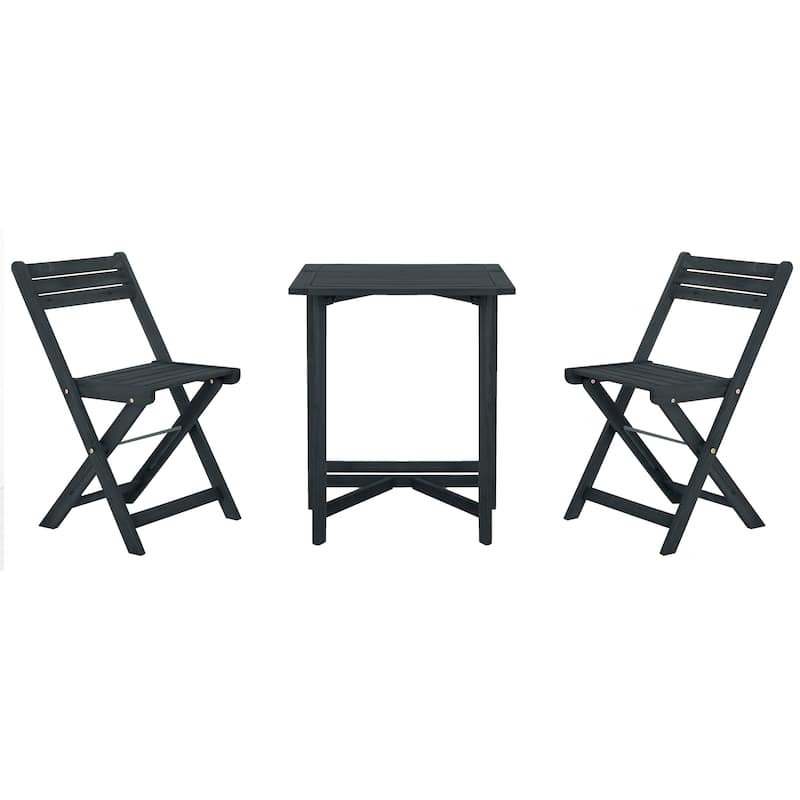 SAFAVIEH Outdoor Laisha Balcony 3-Piece Bistro Set - 24Wx26Dx29H