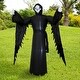 preview thumbnail 1 of 6, Sunnydaze 7’ Grisly Grim Reaper Inflatable Halloween Decoration