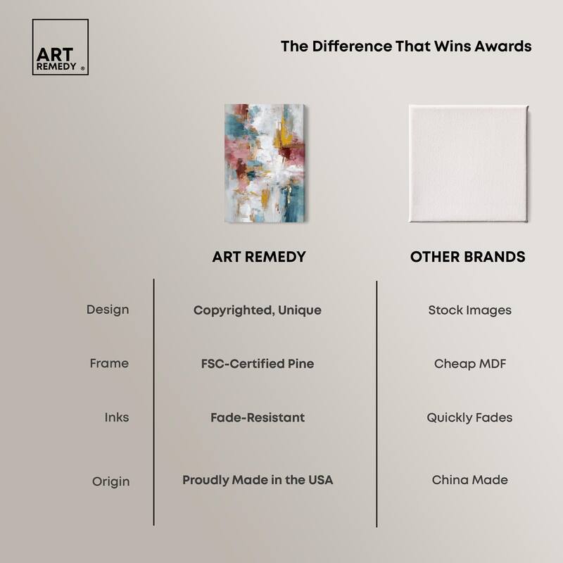 Warmth and cool II Canvas by Art Remedy, Gallery Wrapped