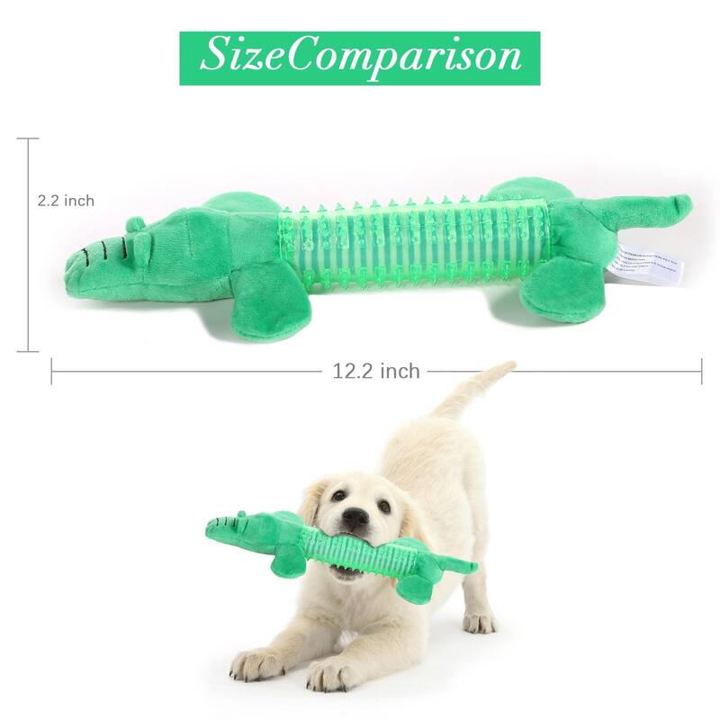 Best Pet Supplies Dog Toy with Crinkle and Squeaky Enrichment for Small and Medium Breed Puppies or Dogs, Cute and Plush