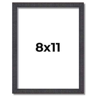 8x11 Frame Brown Picture Frame - Complete Modern Photo Frame Includes