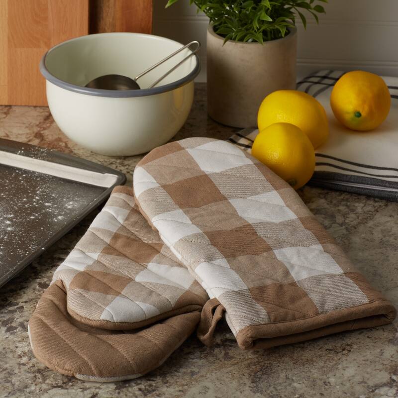 DII Vintage Red Buffalo Check Dishtowel (Set of 3)