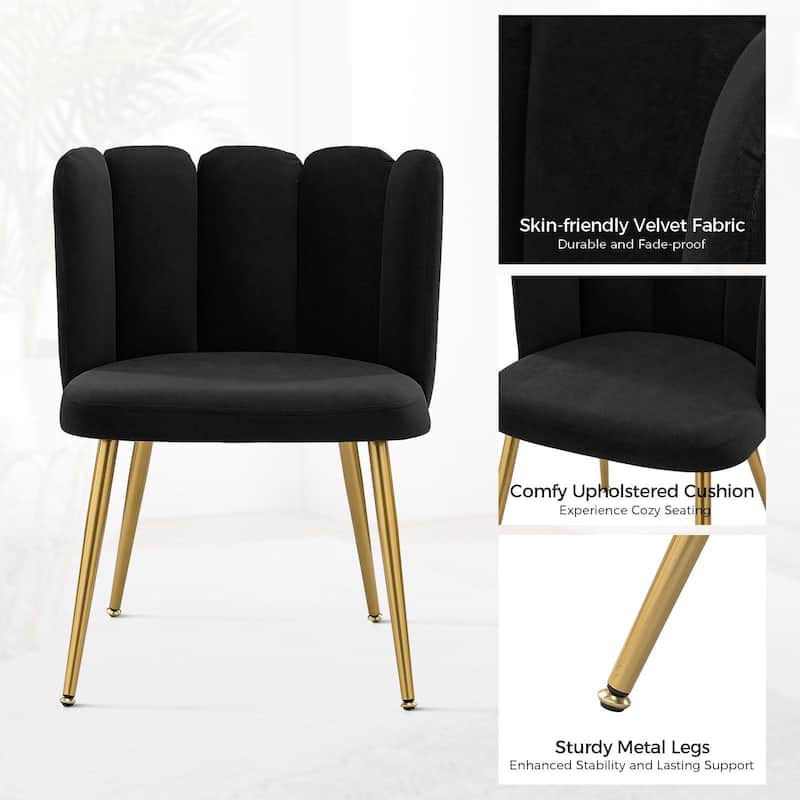 Anjela Side Chair with Tufted Back