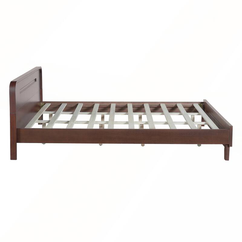 Pine Solid Wood Bed with Timeless Design Easy Assemble