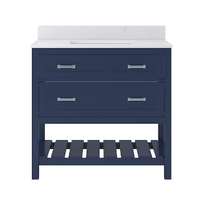 CRAFT + MAIN LSVT3722D-QCV Lawson 37" Free Standing Single Basin