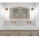 preview thumbnail 49 of 113, Shirley Metal/Glass LED Vanity Light, by JONATHAN Y