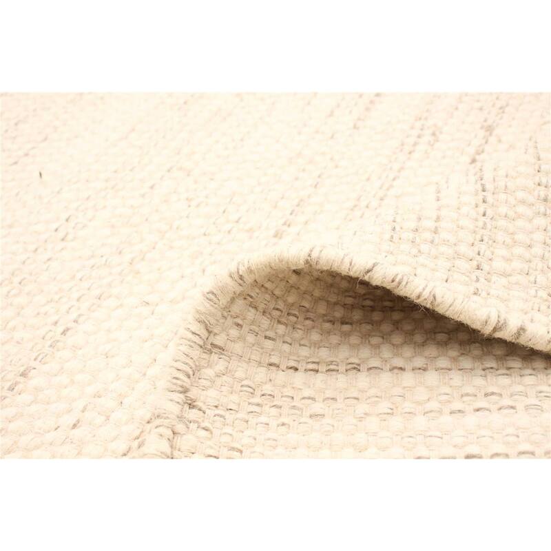 ECARPETGALLERY Hand Loomed Bungalow Wool Dhurrie