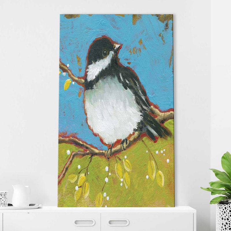 "Bright Bird II" by Carol Robinson Print on Canvas