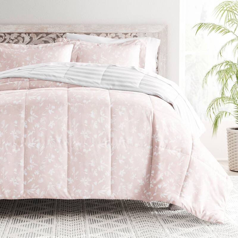 Becky Cameron Premium Pressed Flowers Reversible Comforter Set