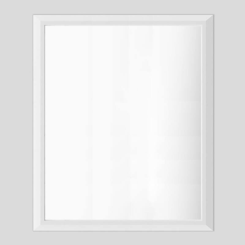 KIOTEE Full size Metal Bathroom Mirror with 5-Year Warranty