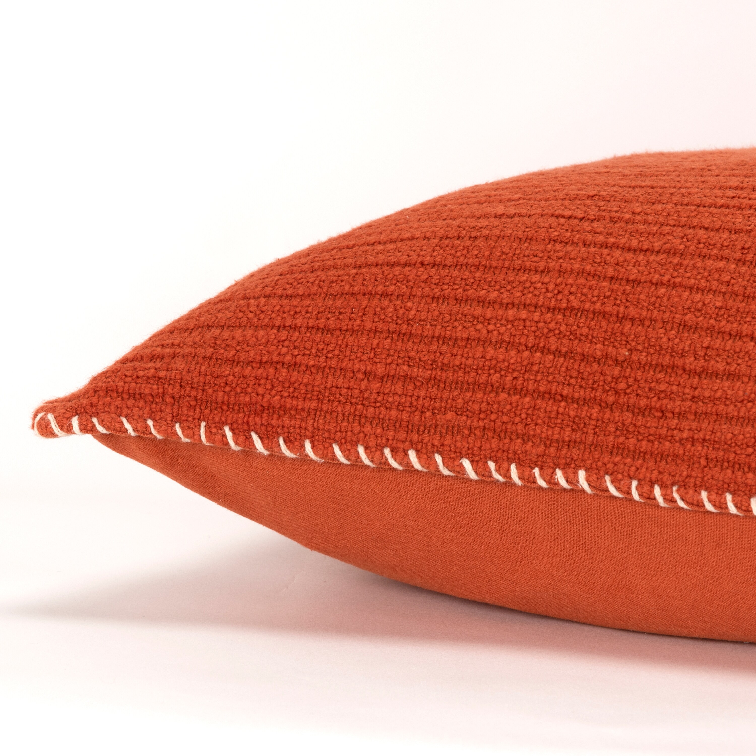 Rizzy Home Textured Stripe Woven Solid Throw Pillow Cover - Picture 23 of 28