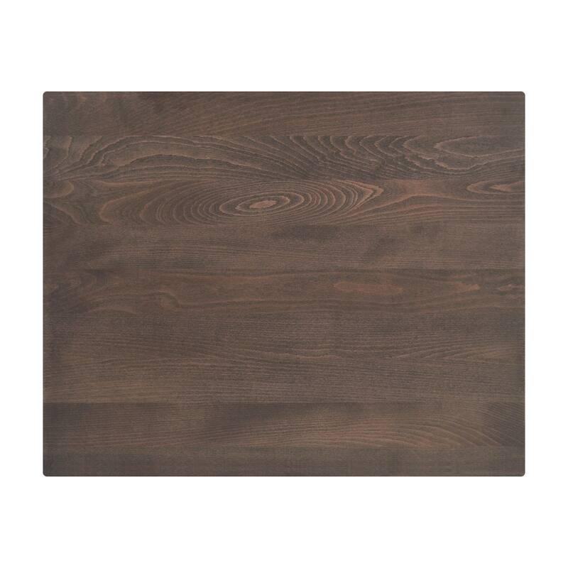 Commercial Solid Wood Tabletop with Support Bars for Indoor Use