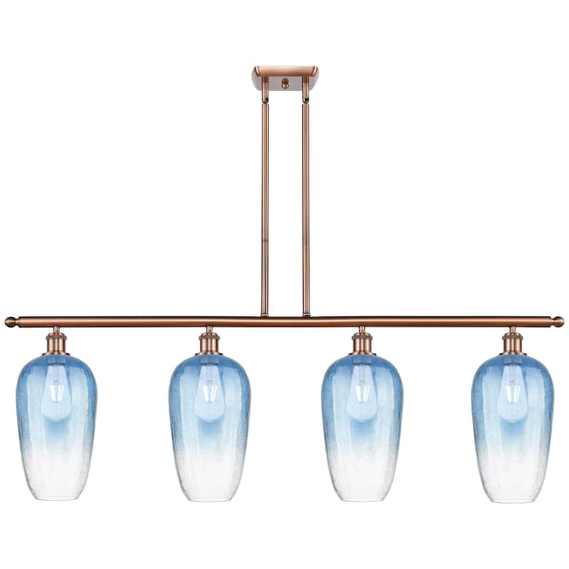 Innovations Lighting Endless Possibilities Ballston - Brookhaven Flute - 4 Light 48" Stem Hung Island Light