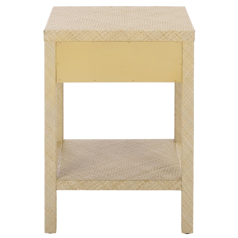 SAFAVIEH Home Epke 1-Drawer 1-Shelf Accent Table - 17"W x 15"D x 24"H