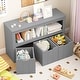 preview thumbnail 17 of 42, Costway Storage Cabinet 3 Drawer Chest w/Wheels Large Storage Cube - See Details