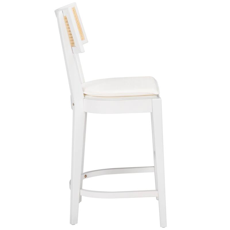 SAFAVIEH Nana 27-inch Counter Stool - 18.5 In. W x 20.6 In. D x 42.7 In. H - 19Wx21Dx43H