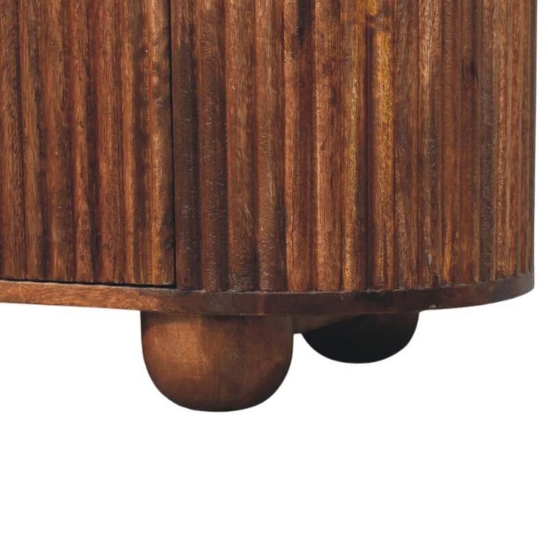 Artisan Furniture Solid Wood Ridge front Chest – Roasted Almond With 6-Drawers