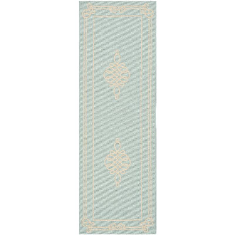 SAFAVIEH Courtyard Vasudha Indoor/ Outdoor Waterproof Patio Backyard Rug