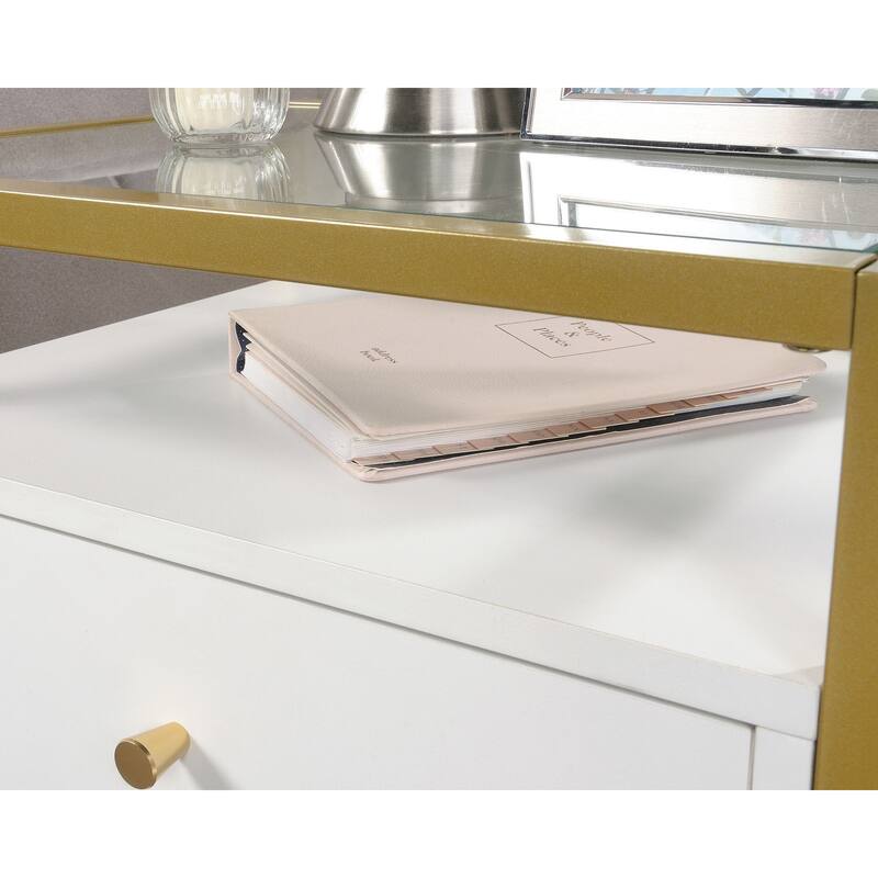Harper Heights End Table White 3a