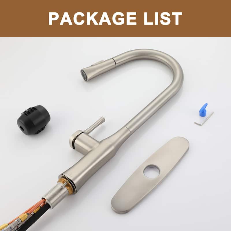 Single-Handle Pull-Out Sprayer Kitchen Faucet
