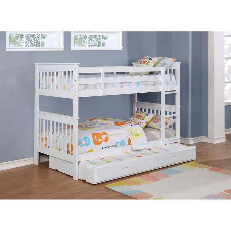 Chapman Transitional Wood Frame Bunk Bed