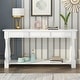 preview thumbnail 3 of 9, Console Table for Entryway with Storage Drawers and Shelf