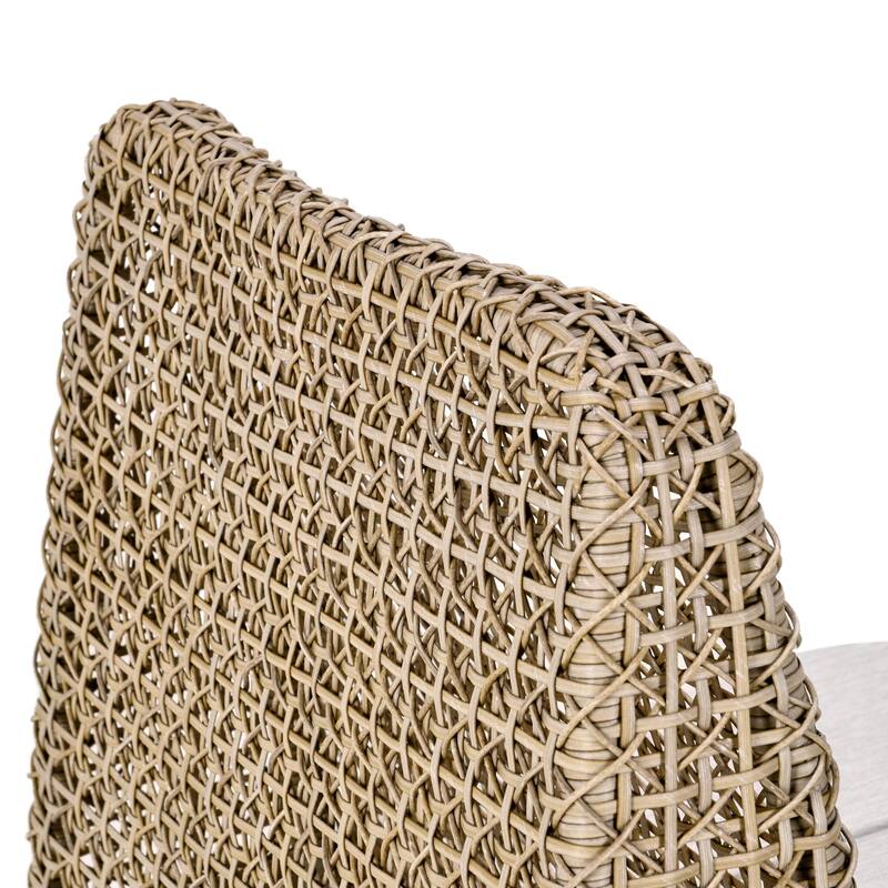 Classic Home Michelle Wicker Outdoor Accent Chair