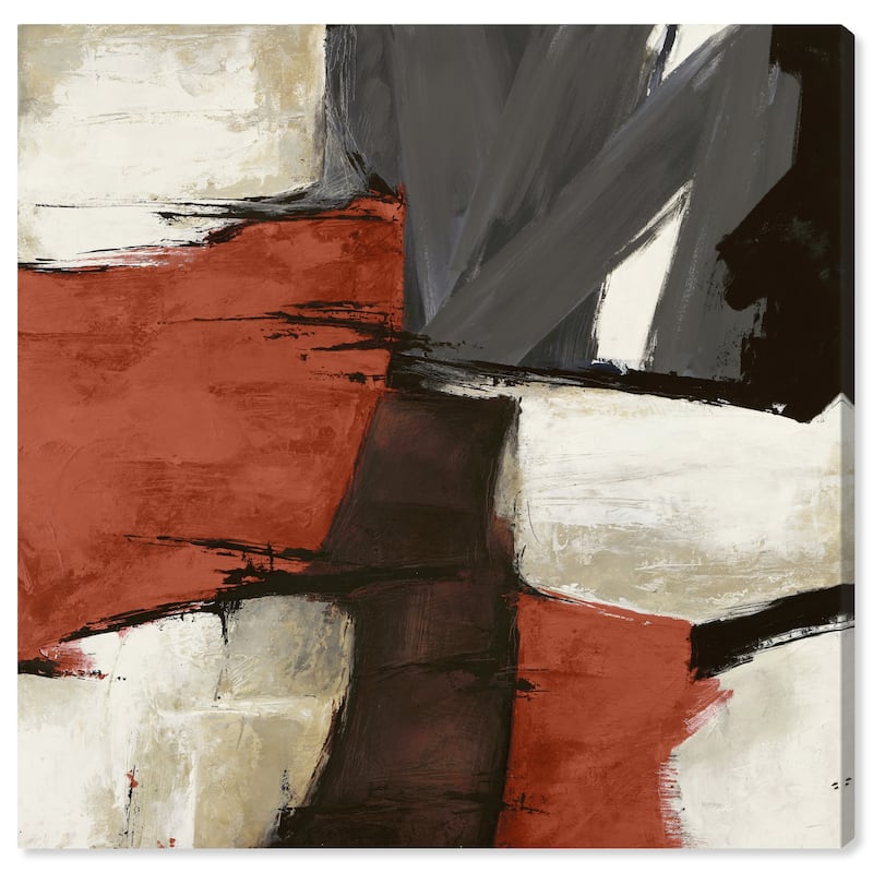 Wynwood Studio Abstract Sai - Rubrum 1SN767 Red Bronze and Copper Modern & Contemporary Wall Art Canvas Print