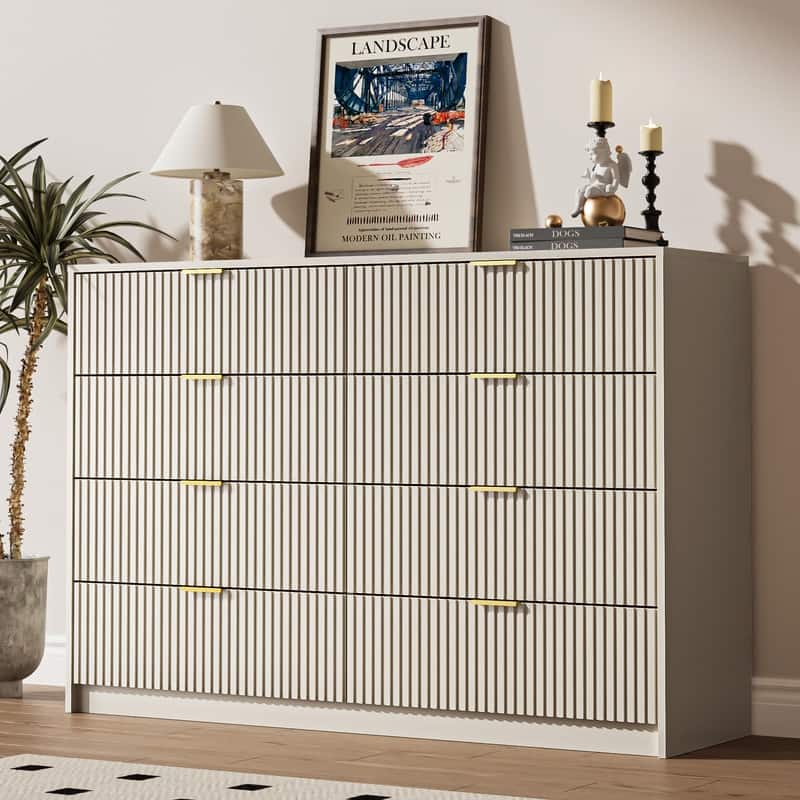 8-Drawer Double Dresser for Bedroom