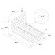 preview thumbnail 13 of 21, CosmoLiving by Cosmopolitan Mercer Upholstered Bed