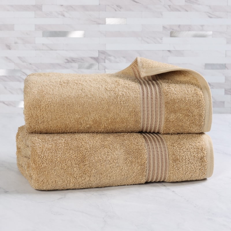 Superior Heritage Egyptian Cotton Absorbent Bath Sheet Set of 2