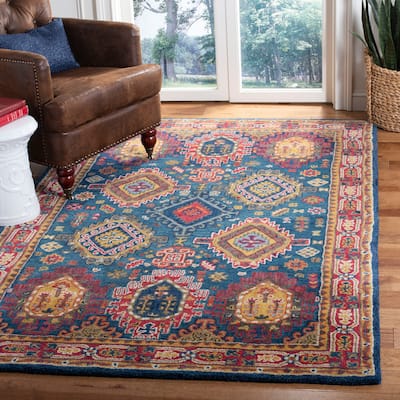 SAFAVIEH Handmade Heritage Charleston Traditional Oriental Wool Rug