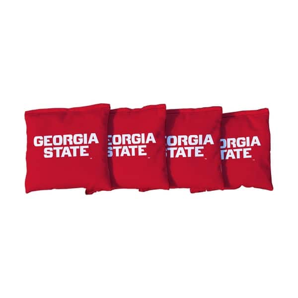 slide 2 of 3, Georgia State University Panthers Red Cornhole Bags All-Weather Resin Filled
