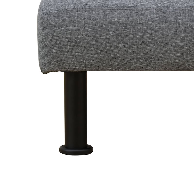 Modern Futon Convertible Sofa Bed Adjustable Backrest