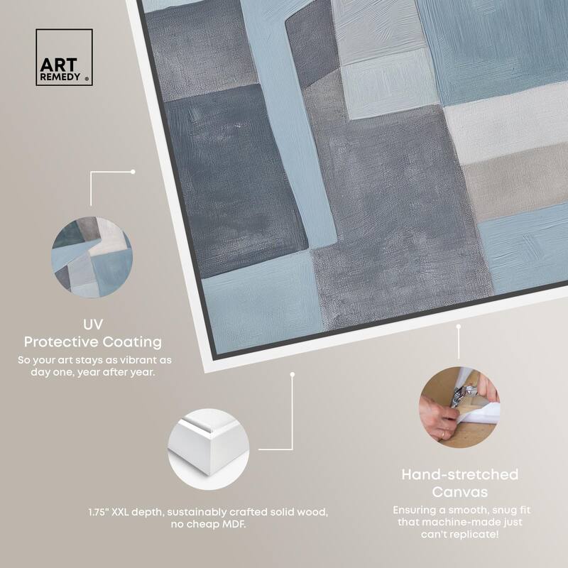 Tessellated Tones I Canvas by Art Remedy