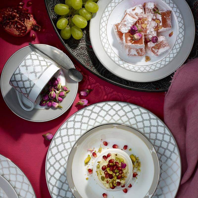 Noritake Eternal Palace Set Of 4 Salad Plates, 8-1/4"