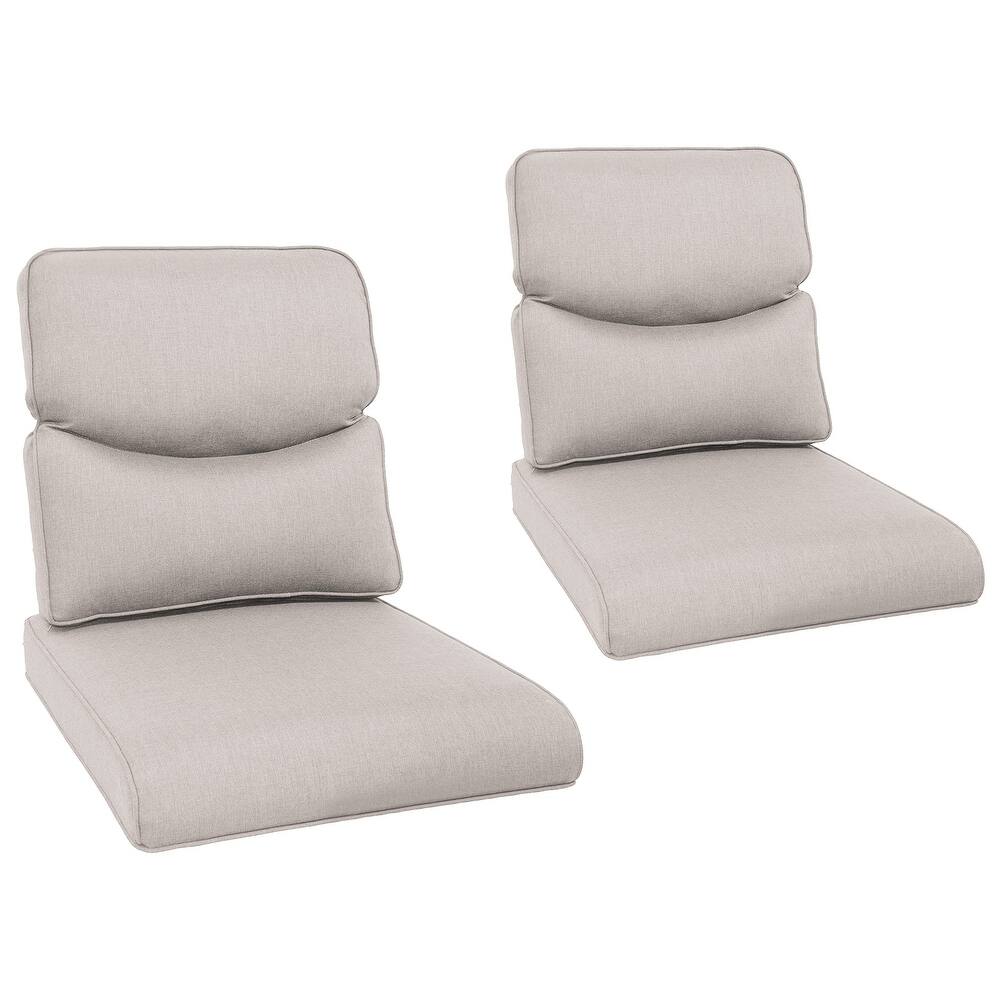 2 Pair Patio Soft Cushions for Outside
