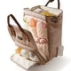 preview thumbnail 9 of 22, Sunveno Open Wide Diaper Backpack Brown
