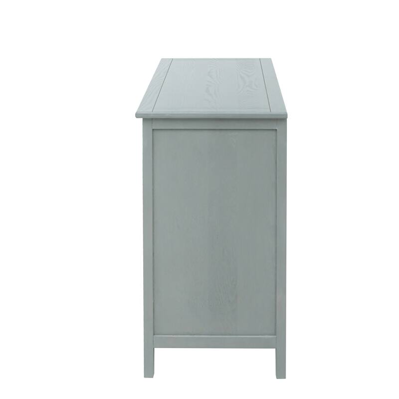 American Style 3-Drawer Vertical Chest Cabinet with Golden Handle for bedroom, living room