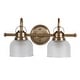 preview thumbnail 5 of 113, Shirley Metal/Glass LED Vanity Light, by JONATHAN Y