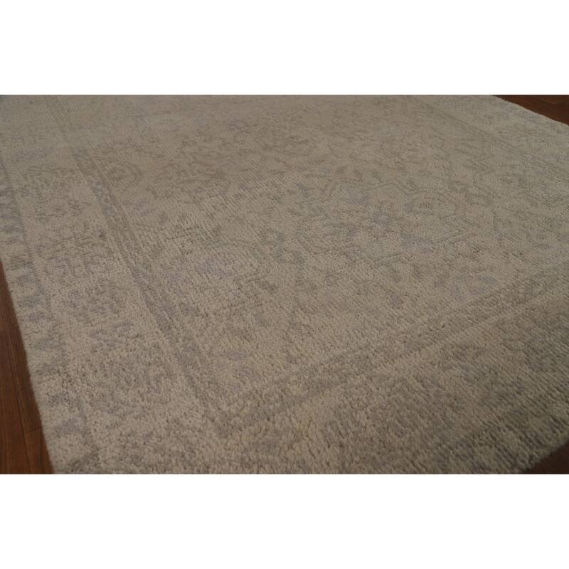 Moroccan Indian Area Rug Hand-Knotted Wool Carpet - 4'9" x 8'1"