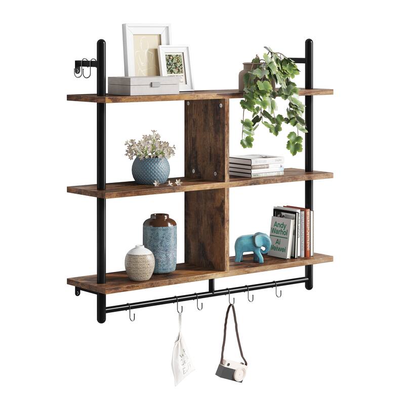 41 inch Wall Shelves 3-tiers Floating Shelf - 41 inch