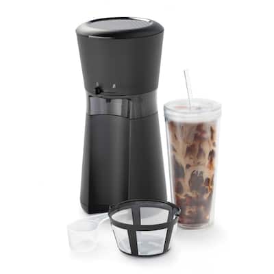 Coffee Maker with Reusable Tumbler and Filter