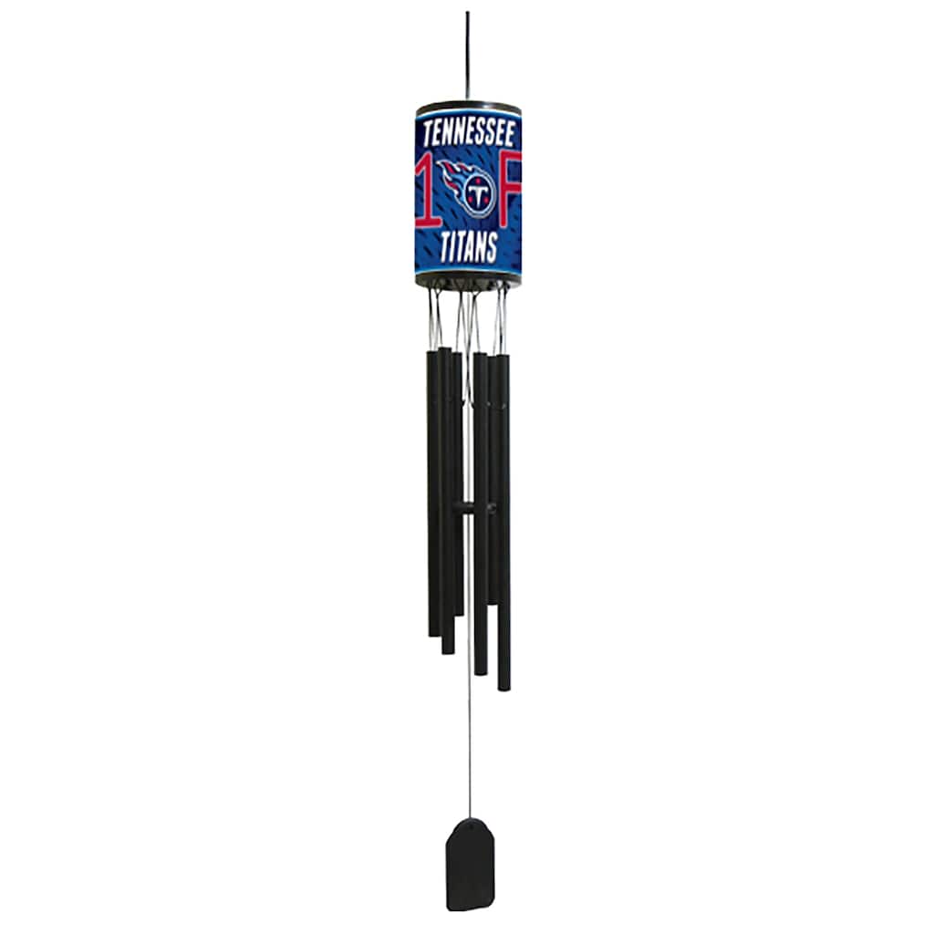 NFL Wind Chime, #1 Fan with Team Logo, Tennessee Titans