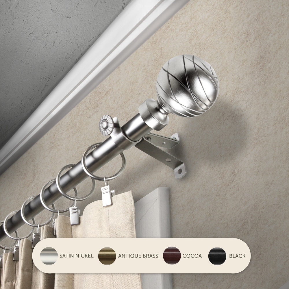 InStyleDesign Desmond Adjustable Curtain Rod
